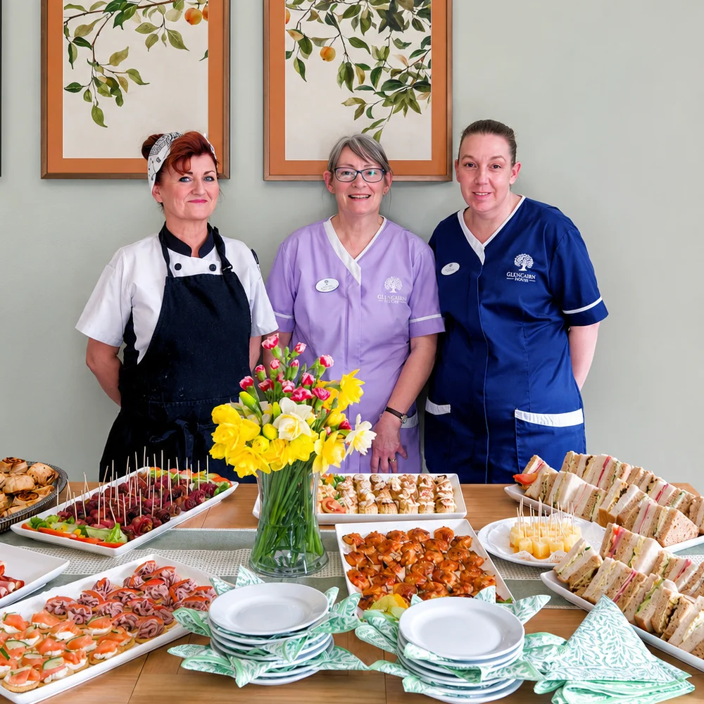 Party Food at Glencairn House Care Home Dorchester