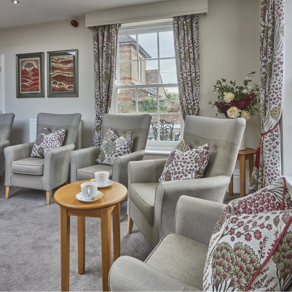 Sitting Room at Glencairn House Care Home Dorchester Apr2026
